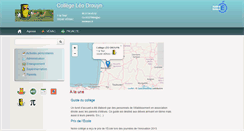 Desktop Screenshot of clgdrouyn.fr